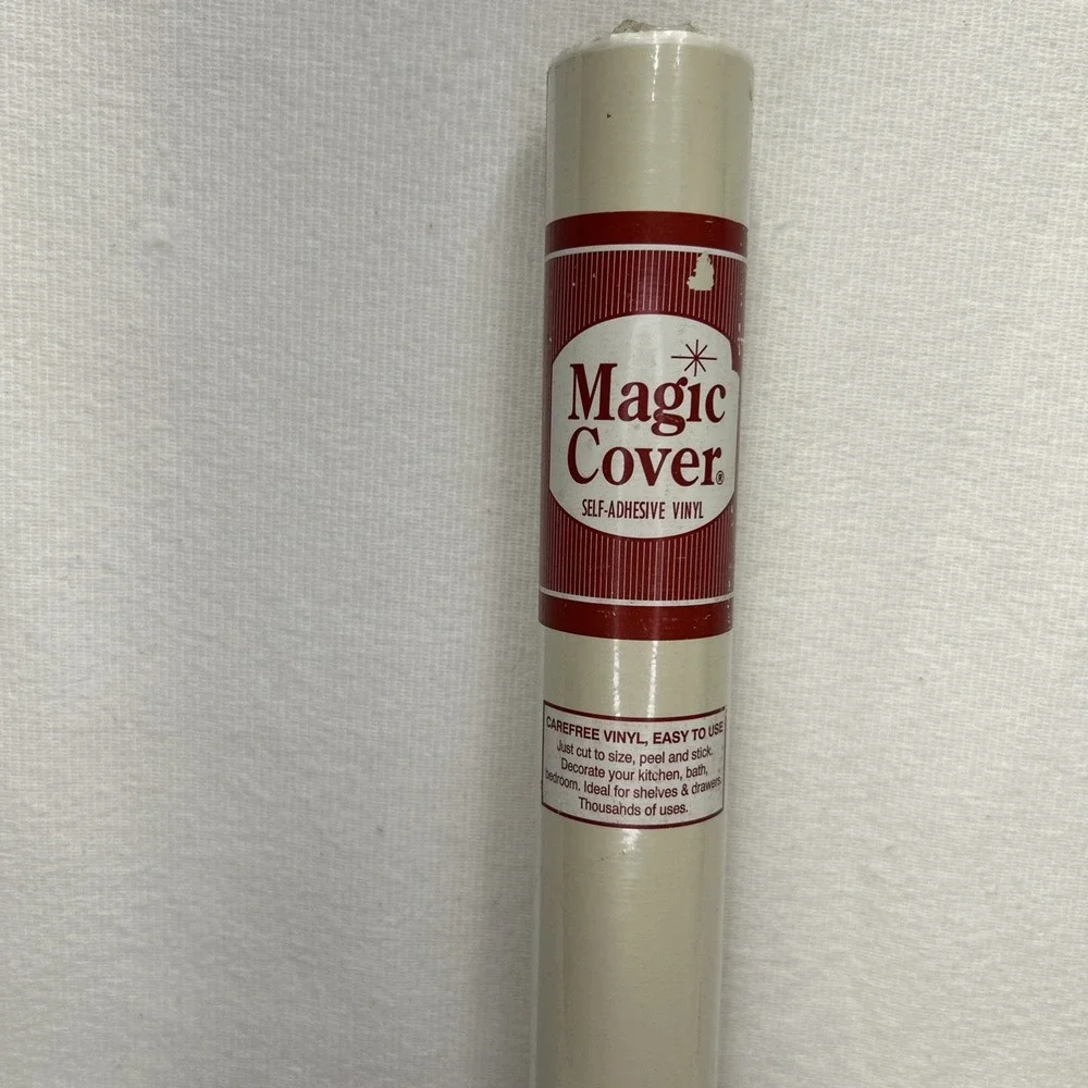 Vintage Magic Cover Self Adhesive 24ft X 18in Shelves Drawers Coverin Champagne